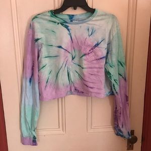 SANDCLOUD cropped long sleeve T #savethefishies